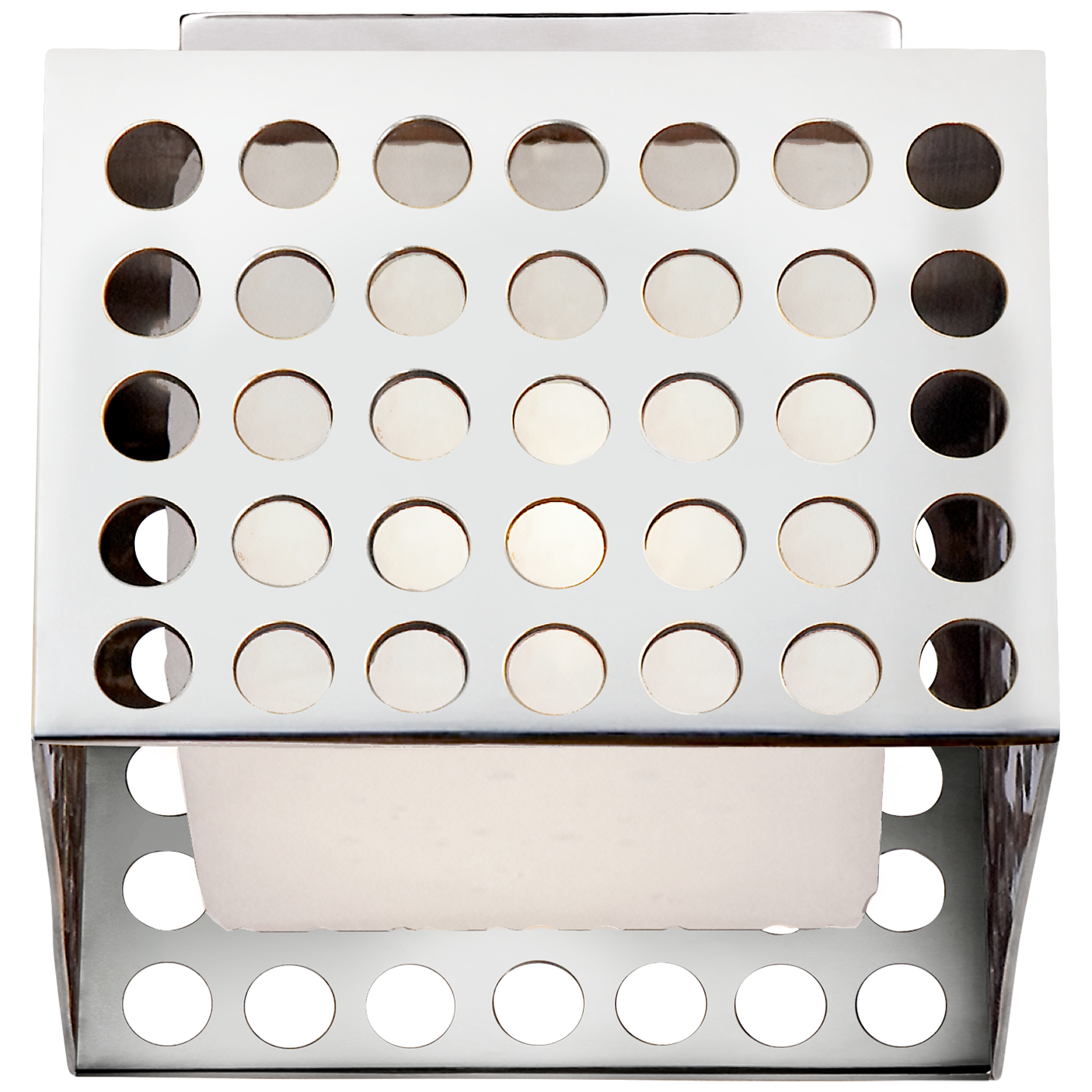 Precision Small Square Flush Mount - Polished Nickel