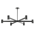 Load image into Gallery viewer, Predock Small Chandelier - Black Brass Finish
