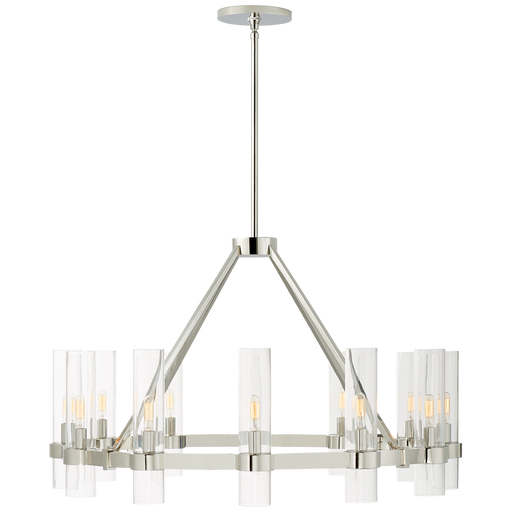 Presidio Medium Chandelier - Polished Nickel Finish