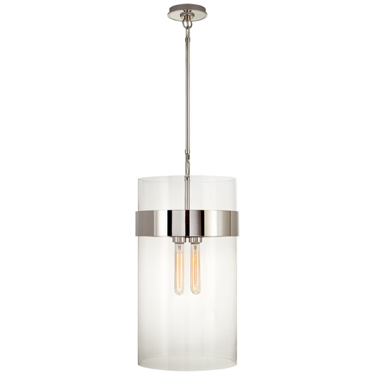 Presidio Medium Pendant - Polished Nickel Finish