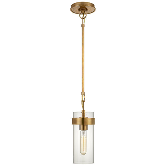 Presidio Petite Pendant - Hand-Rubbed Antique Brass Finish