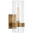 Load image into Gallery viewer, Presidio Small Sconce - Hand-Rubbed Antique Brass Finish
