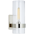 Load image into Gallery viewer, Presidio Small Sconce - Polished Nickel Finish
