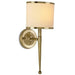 Primo Wall Sconce - Brass/Cream Shade
