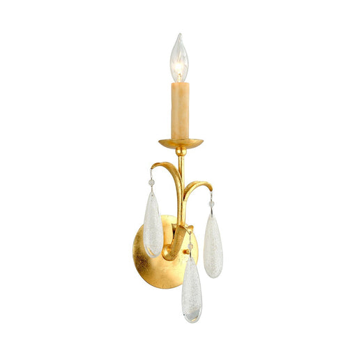 Prosecco 1-Light Wall Sconce - Gold Leaf Finish