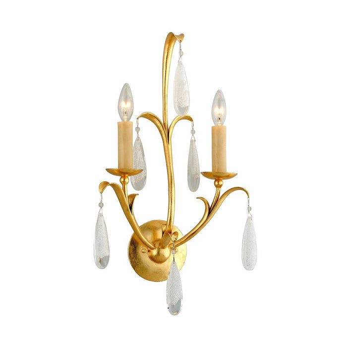 Prosecco 2-Light Wall Sconce - Gold Leaf Finish
