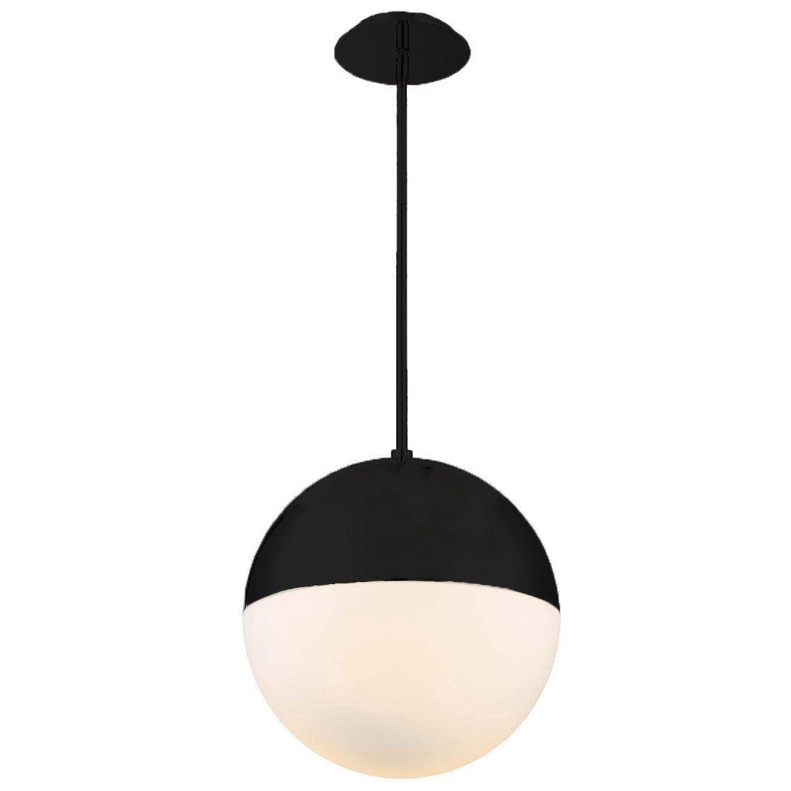 Punk 14" LED Pendant - Black Finish