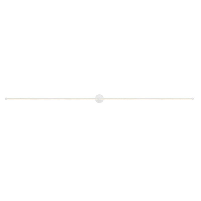 Purolinear 360 Double Linear 48" LED Wall Sconce - Satin White Finish