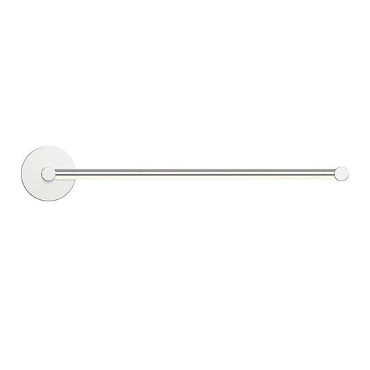 Purolinear 360 Singe Linear LED Wall Sconce - Satin Chrome Finish