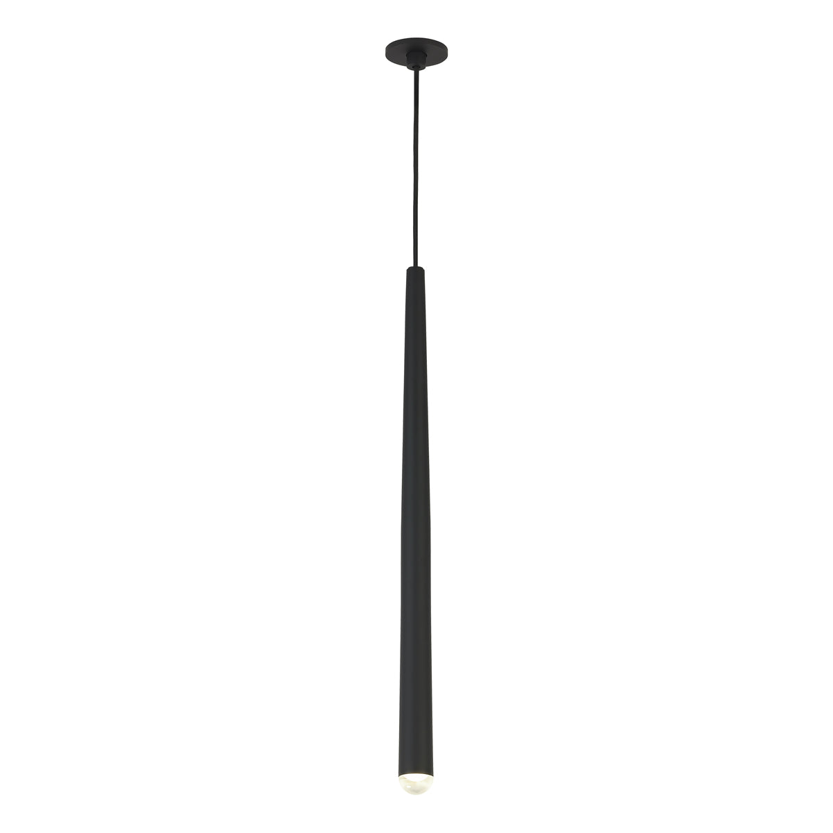 Pylon Pendant - Nightshade Black Finish Port Alone Canopy