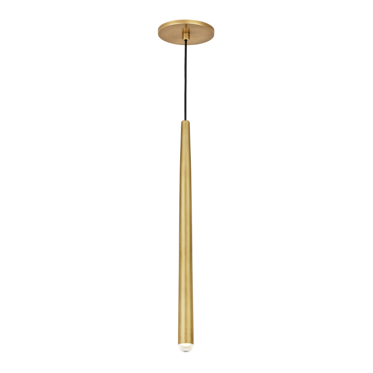 Pylon Pendant - Natural Brass Finish Finish Standard Canopy