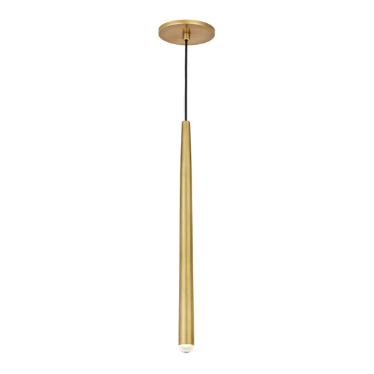 Pylon Pendant - Natural Brass Finish Finish Standard Canopy