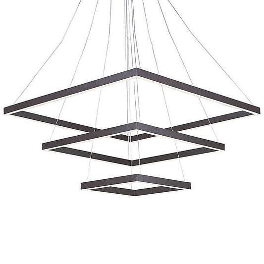 Quad 3 Tier LED Pendant - Bronze