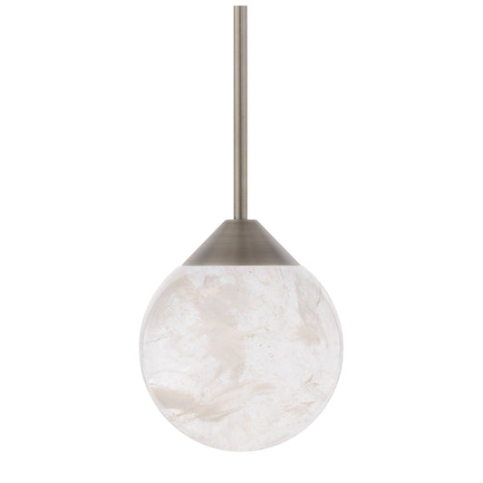 Quest LED Mini Pendant - Brushed Nickel Finish