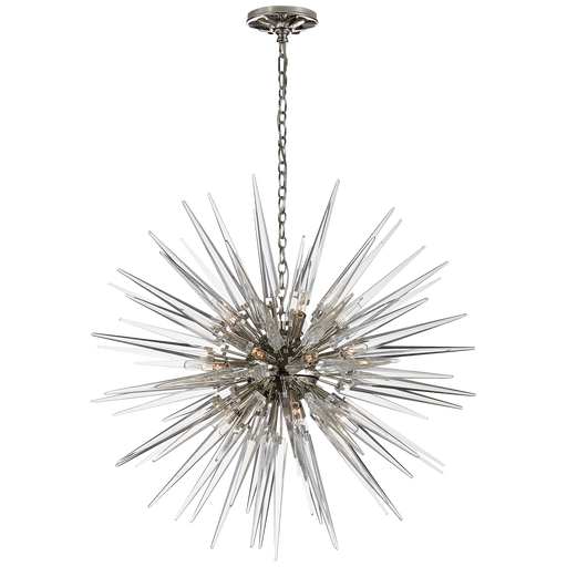 Quincy Medium Sputnik Pendant Polished Nickel