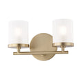 Load image into Gallery viewer, Ryan 2 Light Bath Bar - Aged Brass
