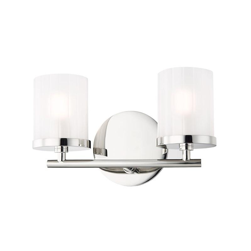 Ryan 2 Light Bath Bar - Polished Nickel