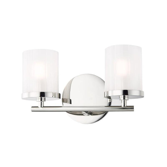 Ryan 2 Light Bath Bar - Polished Nickel