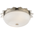 Load image into Gallery viewer, Rachel Small Flush Mount Polished Nickel
