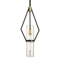 Load image into Gallery viewer, Raef 24" Pendant Light - Textured Bronze/Brushed Brass
