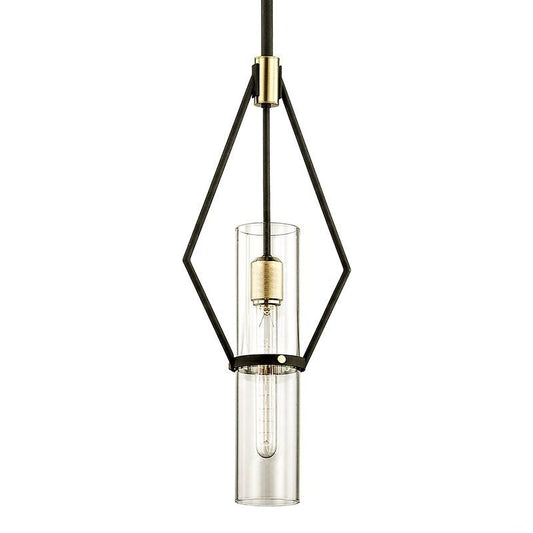 Raef 24" Pendant Light - Textured Bronze/Brushed Brass