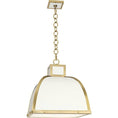 Load image into Gallery viewer, Ranger Pendant - Glossy White/Modern Brass
