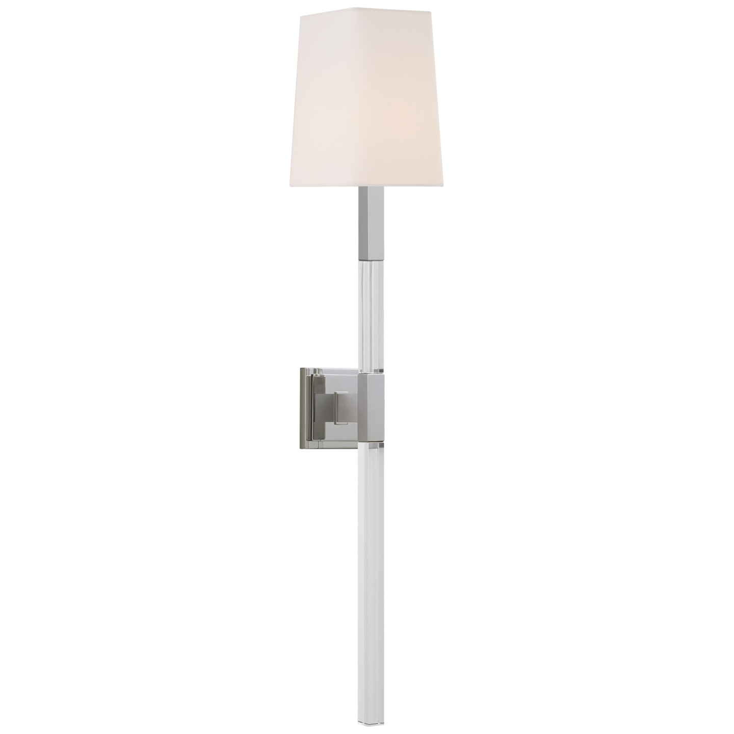 Reagan Large Tail Sconce - Polished Nickel