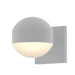 Reals Dome Downlight Outdoor Wall Sconce - Textured White