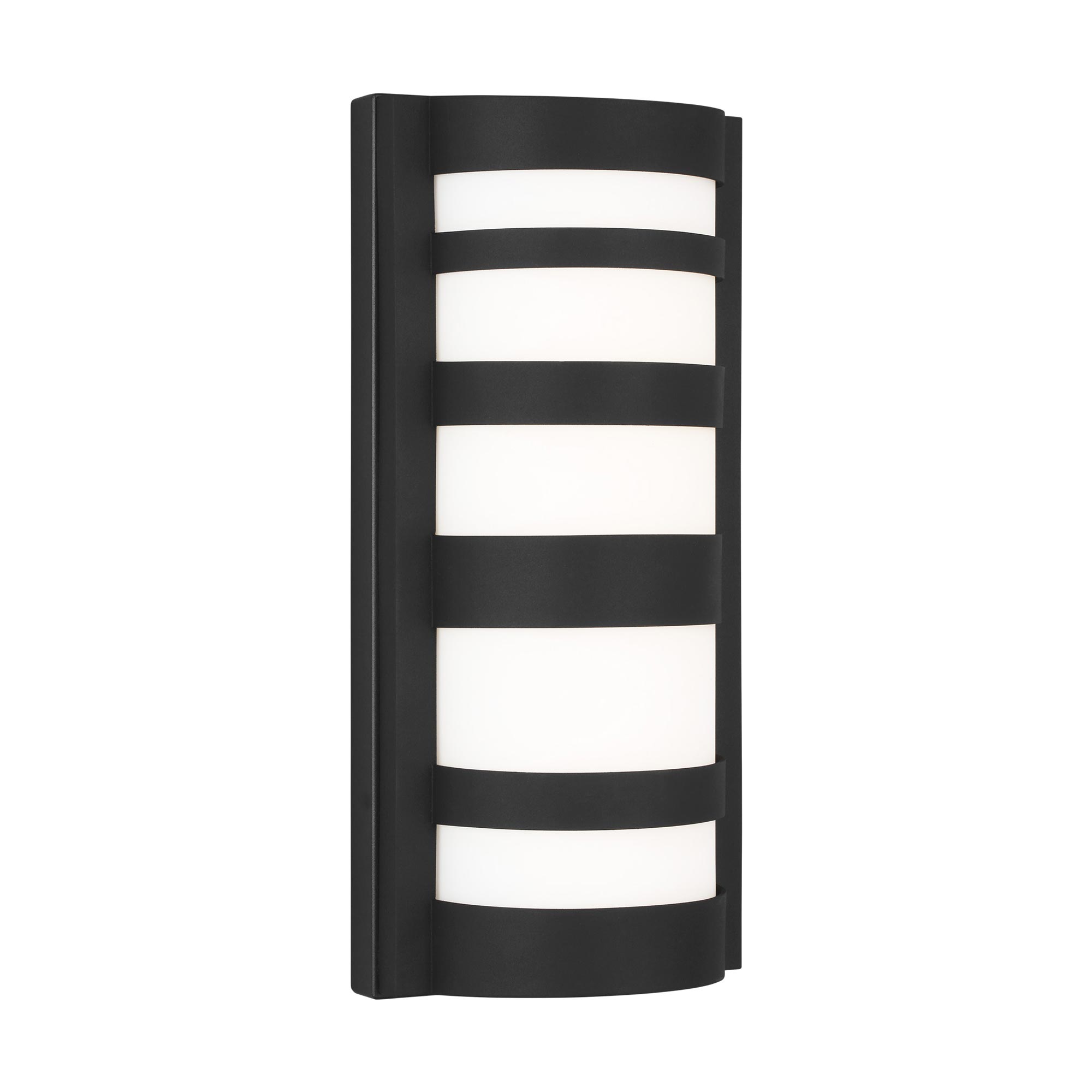 Rebay Medium LED Outdoor Wall Sconce - Black Finish