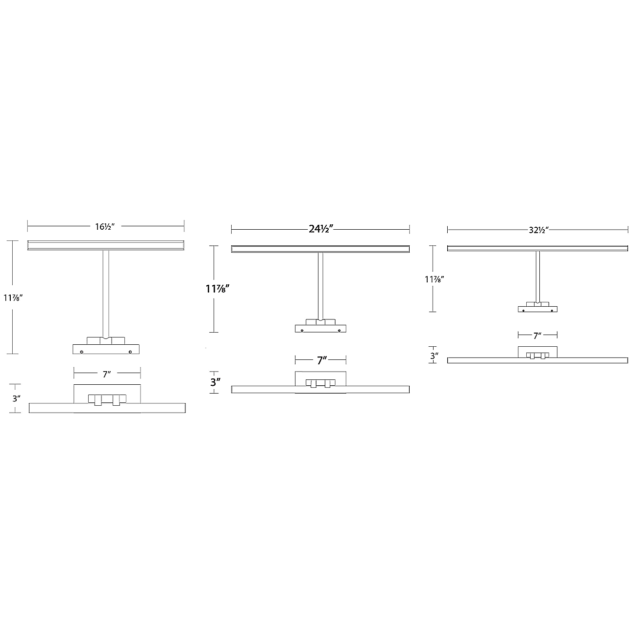 Reed Picture Light - Diagram