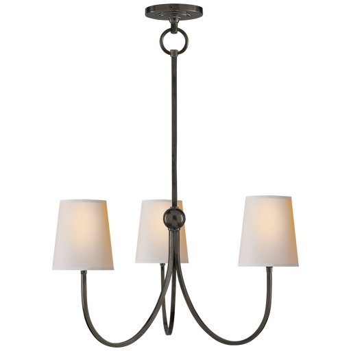 Reed Small Chandelier - Bronze Finish