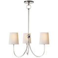 Load image into Gallery viewer, Reed Small Chandelier - Polished Nickel Finish
