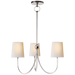 Reed Small Chandelier - Polished Nickel Finish