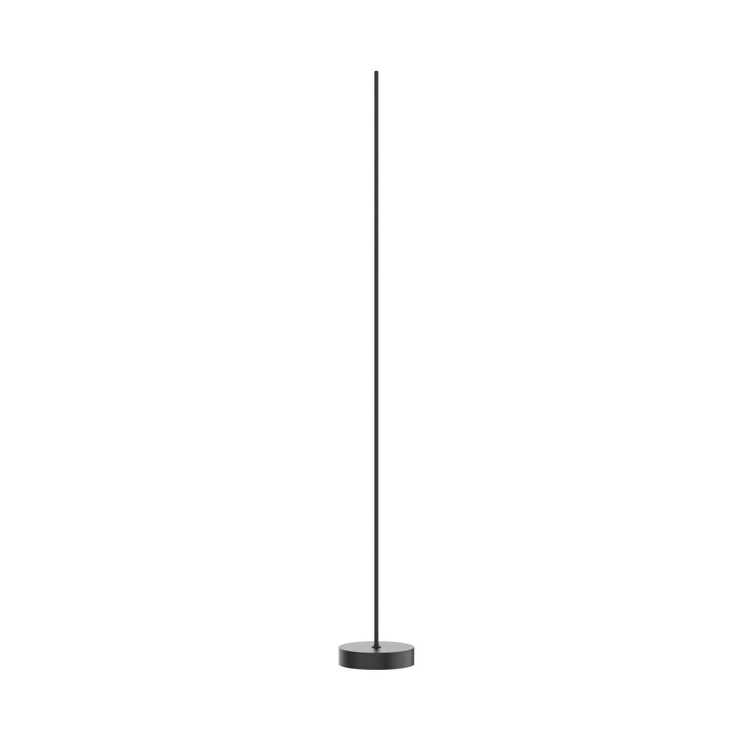 Reeds Single LED Floor Lamp - Black Finish