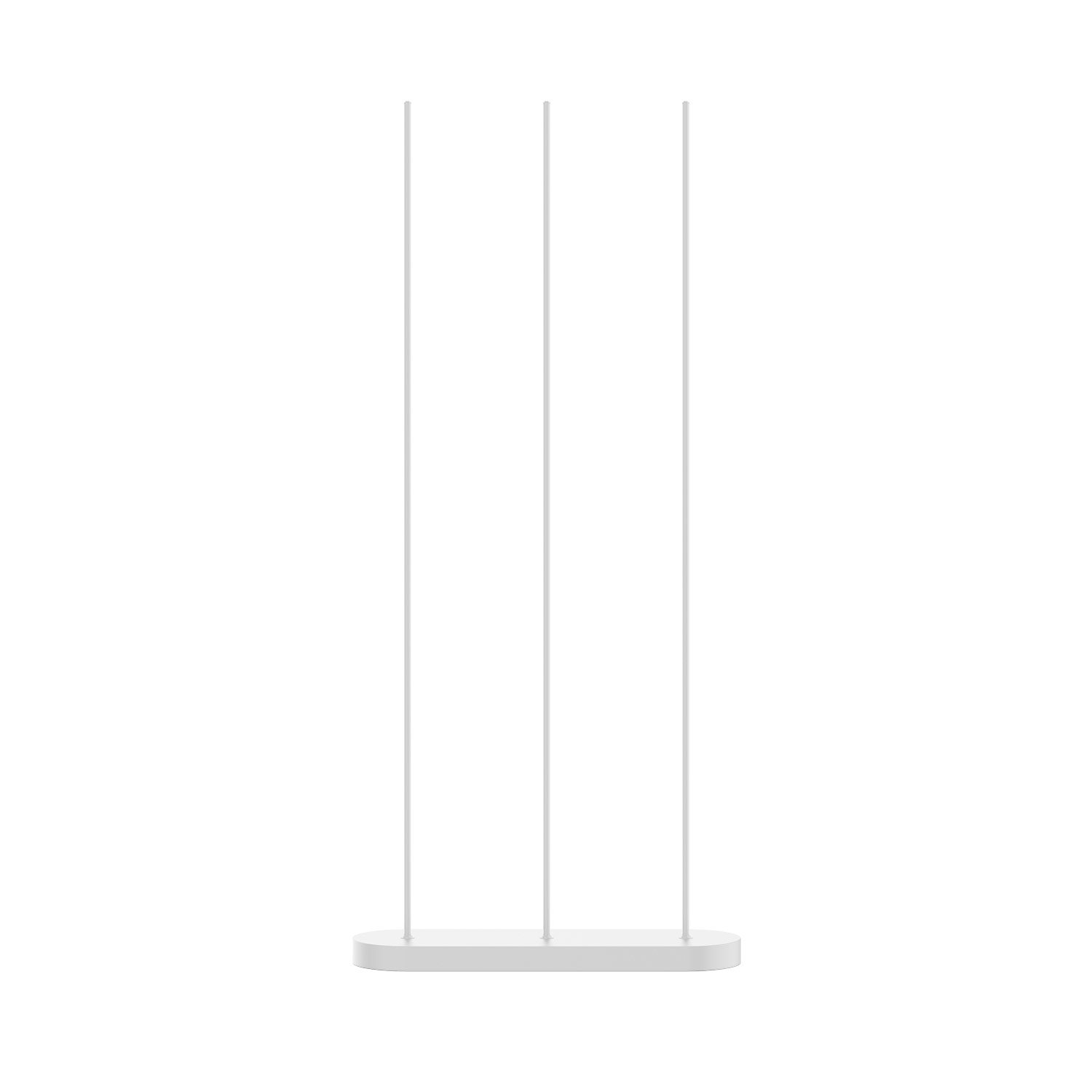 Reeds Triple LED Floor Lamp - White Finish