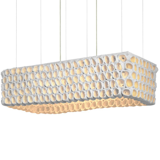 Reef Large Linear Suspension - White Finish