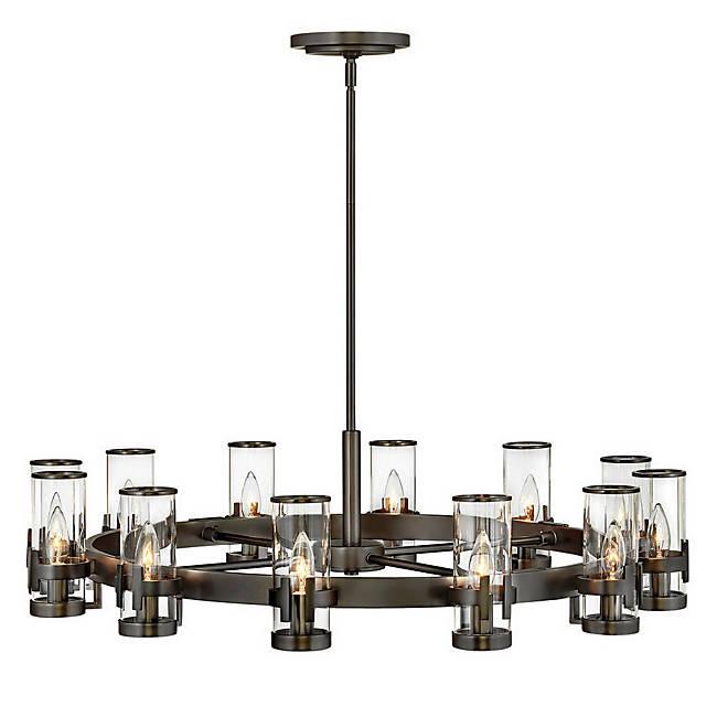 Reeve Large Chandelier - Black Oxide Finish