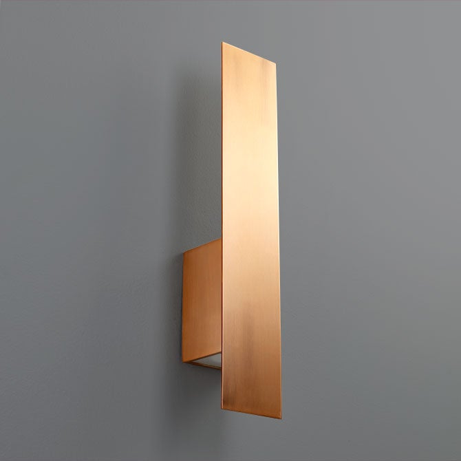 Reflex Wall Light - Satin Copper Finish