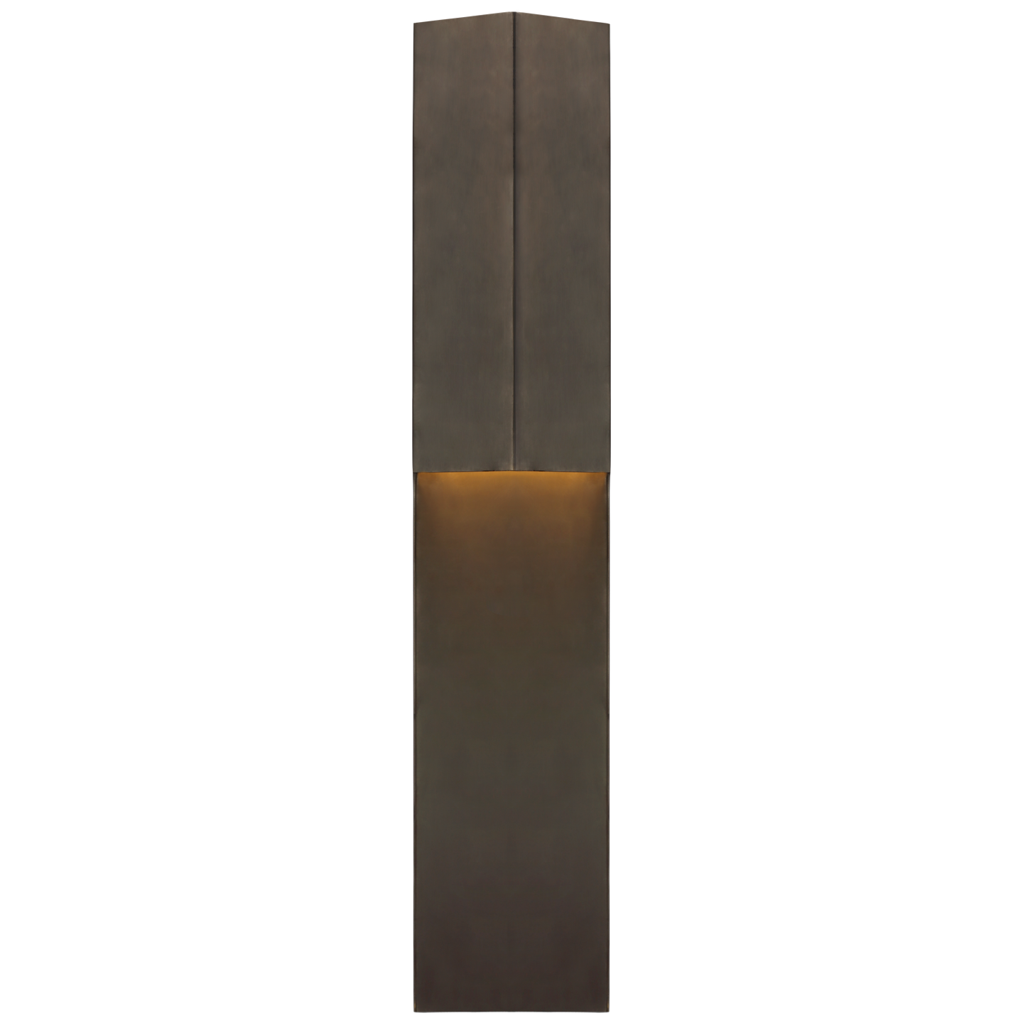 Rega 24" Folded Sconce - Bronze Finish