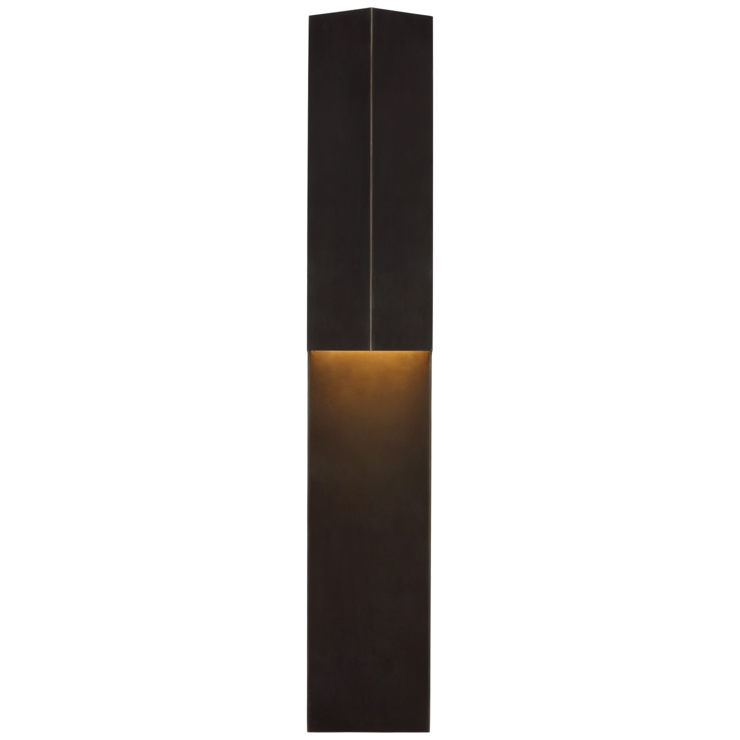 Rega 30" Folded Sconce - Bronze Finish