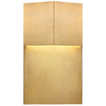 Load image into Gallery viewer, Rega Wide Sconce - Antique-Burnished Brass Finish
