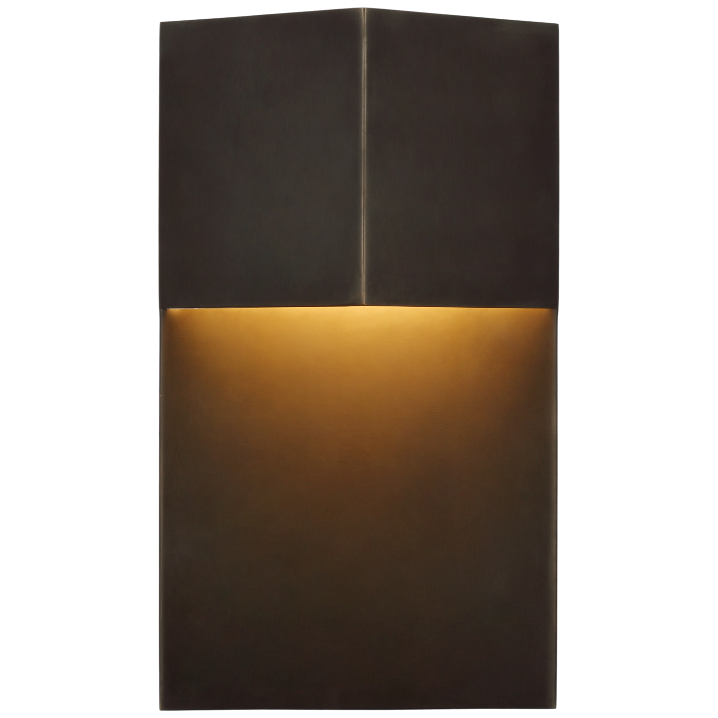 Rega Wide Sconce - Bronze Finish