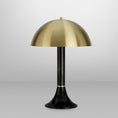 Load image into Gallery viewer, Regent Table Lamp - Black Marquina Marble
