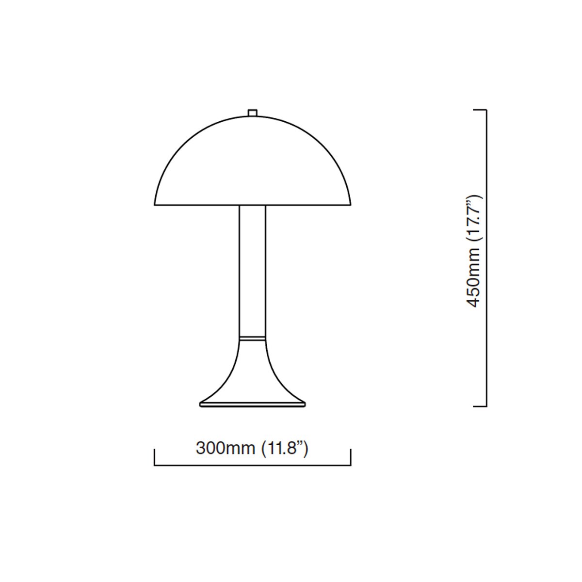 Regent Table Lamp - Diagram