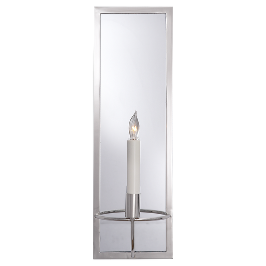 Regent Rectangular Sconce - Polished Nickel