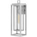 Republic Large Outdoor Wall Sconce - Satin Nickel Finish