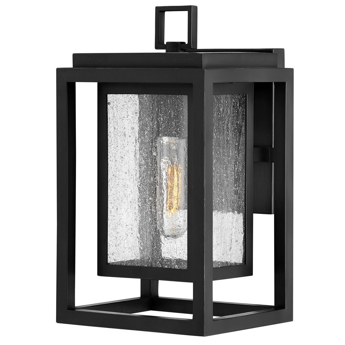 Republic Small Outdoor Wall Sconce - Black Finish