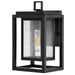 Republic Small Outdoor Wall Sconce - Black Finish