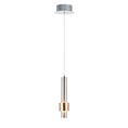 Load image into Gallery viewer, Reveal Pendant - Satin Nickel/Stain Brass Finish
