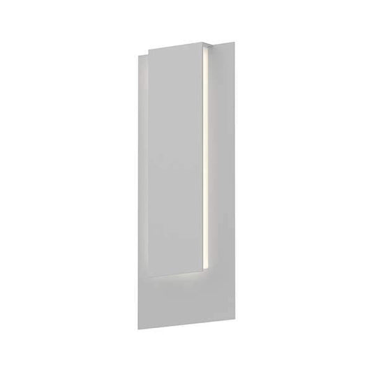 Reveal Tall Outdoor LED Wall Sconce - Textured White